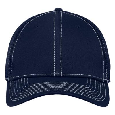 Stretch Mesh Contrast Stitch Cap Thumbnail